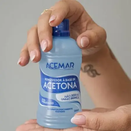 Miniatura: Removedor de Esmalte Acemar à Base de Acetona Pró 200ml