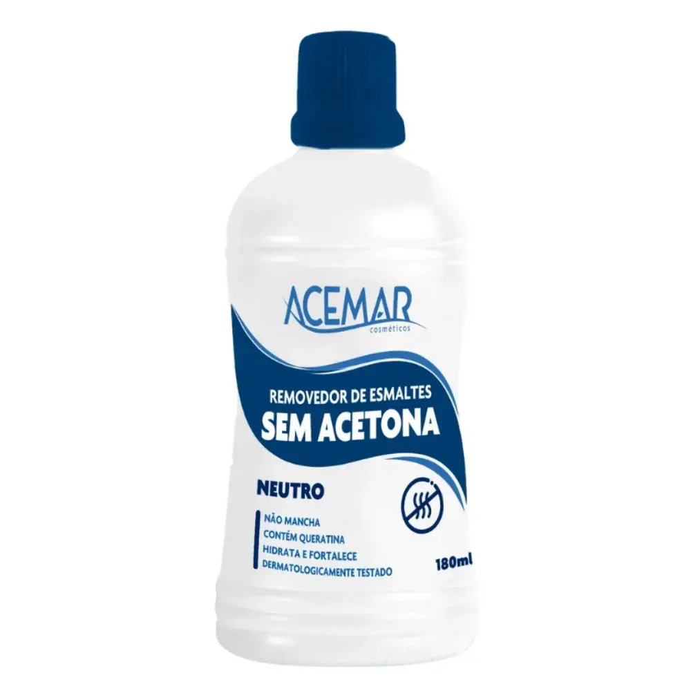 Removedor de Esmaltes SEM Acetona Acemar 450ml Neutro