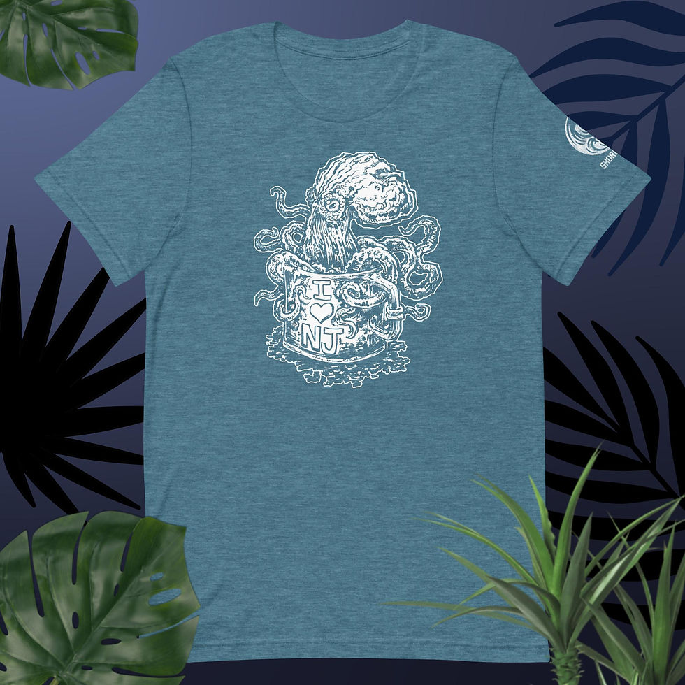 Thumbnail: I Heart NJ - Squid Unisex T-Shirt