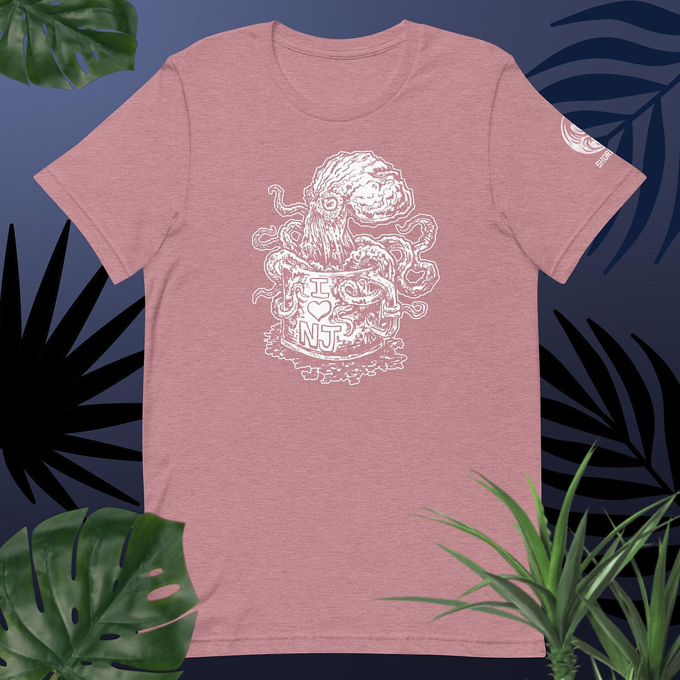 Thumbnail: I Heart NJ - Squid Unisex T-Shirt