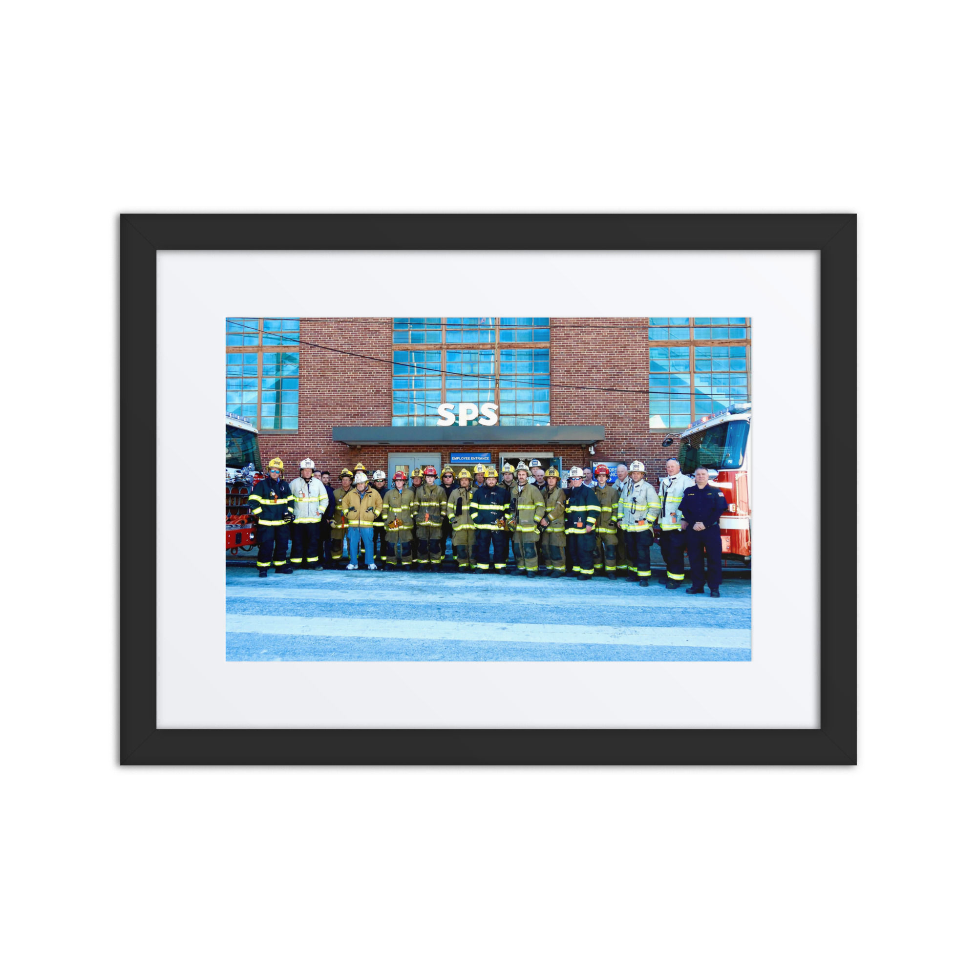 SPS Fire Sign-Off - Framed Poster Print
