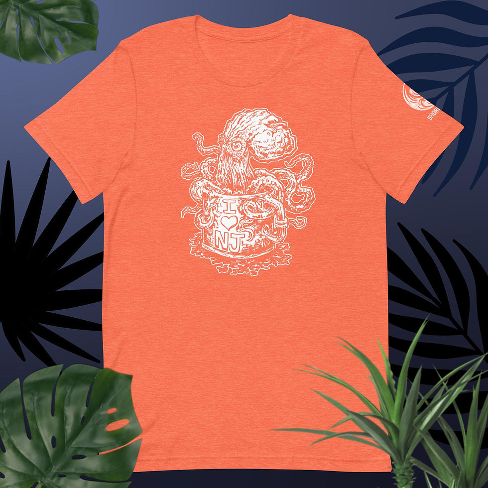Thumbnail: I Heart NJ - Squid Unisex T-Shirt