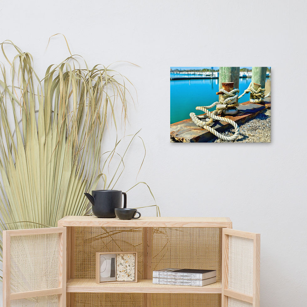 Thumbnail: Indian River Marina, DE - Canvas Print