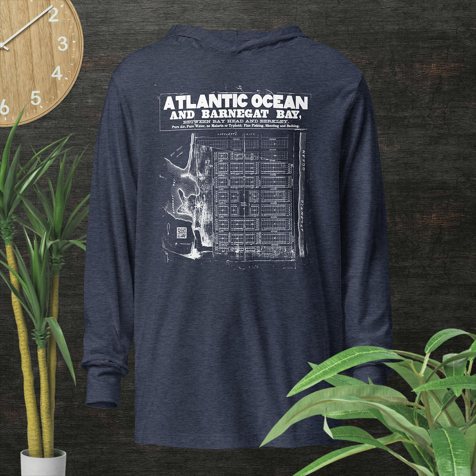 Thumbnail: Altantic & Barnegat Vintage - Hooded Long-Sleeve Tee