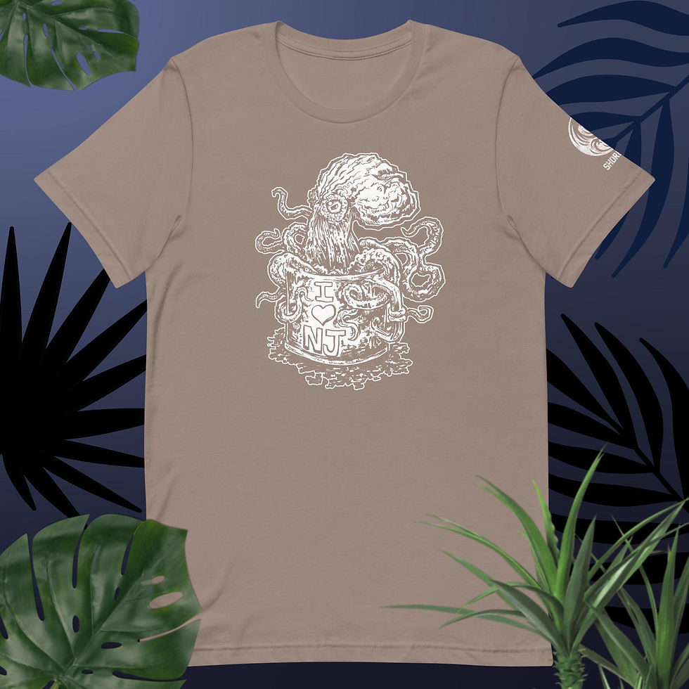 Thumbnail: I Heart NJ - Squid Unisex T-Shirt