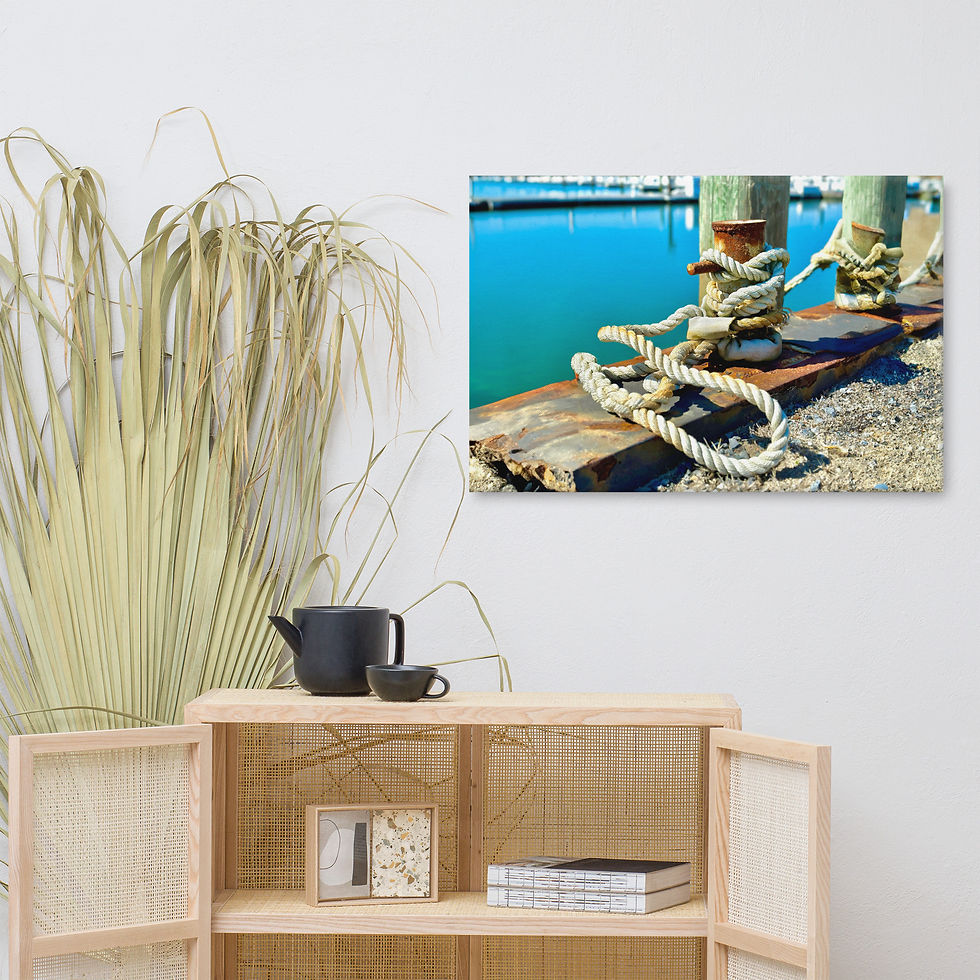 Thumbnail: Indian River Marina, DE - Canvas Print