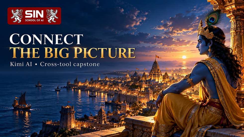 Connect the big picture — Kimi AI and cross-tool capstone