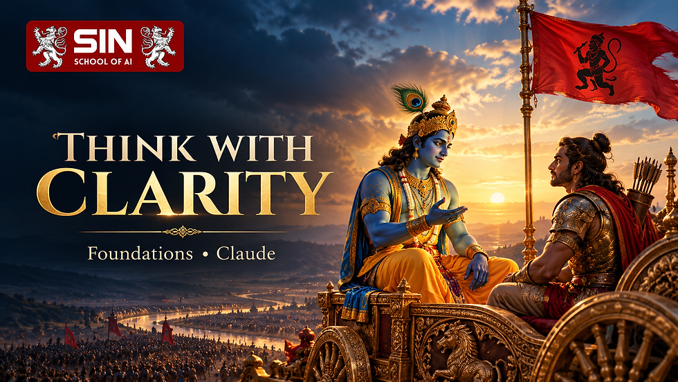 Think with clarity — Foundations and Claude curriculum