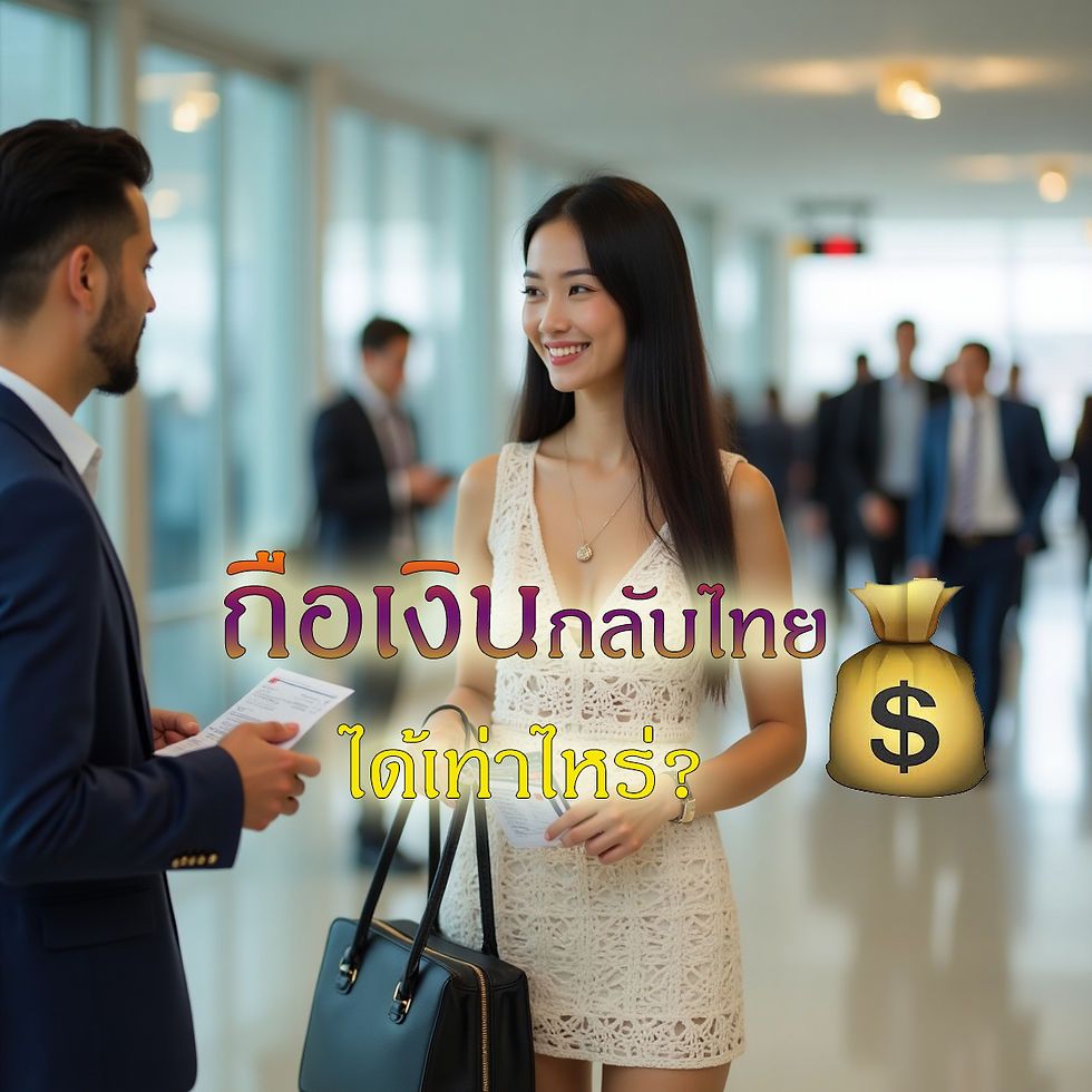 💸✈️ “ถือเงินกลับไทยได้เท่าไหร่? ไม่อยากถูกศุลกากรเรียกตรวจ ต้องรู้ไว้ก่อนบิน!”