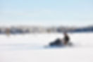 Snowmobile plowing
