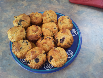 Muffins banane et chocolat