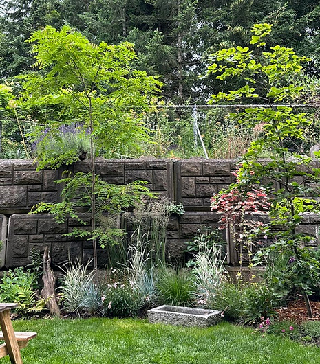 Vision Arboriculture Premium Landscape Design - Comox Valley Retaining Wall