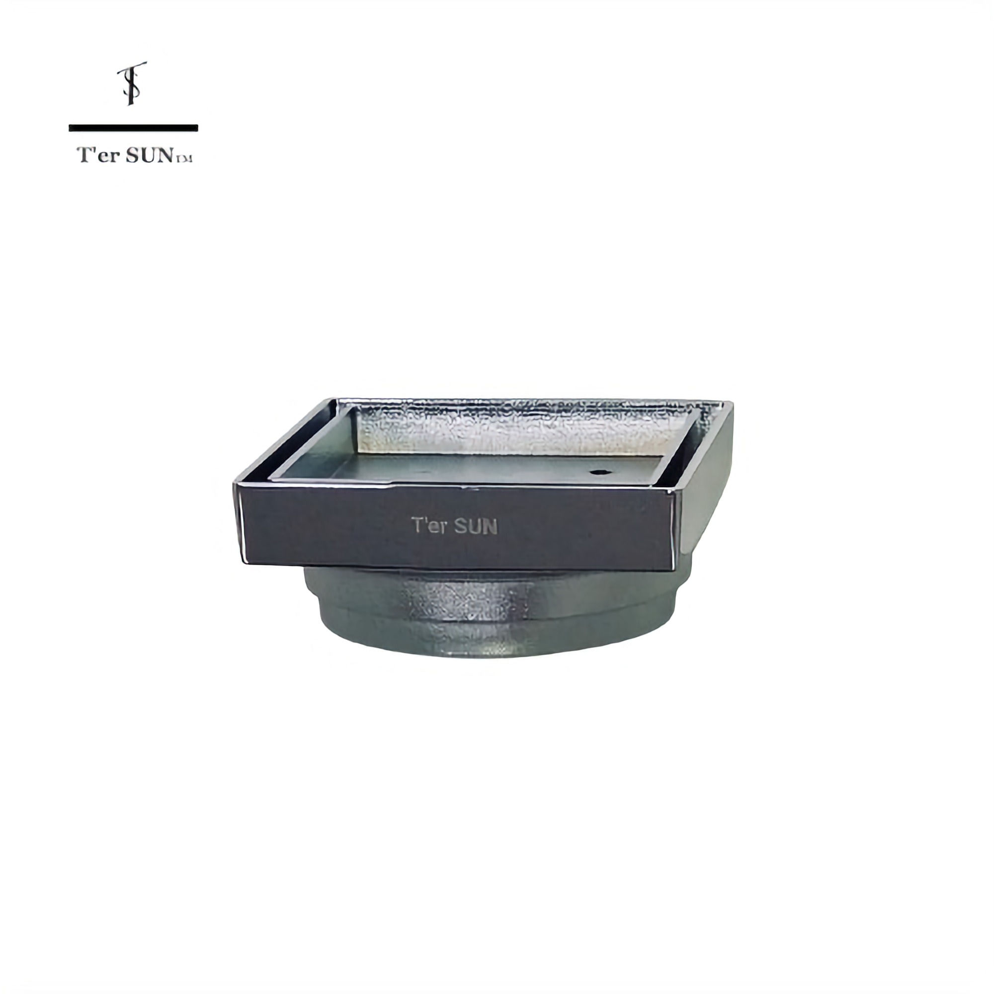 T'er SUN Tile Insert Shower Floor Waste Solid Brass with Chrome Finish