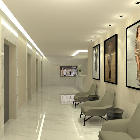 Projeto Comercial da Arkwell Arquitetura Chanel. Idealizado pela arquiteta Anna Gabriela Teixeira