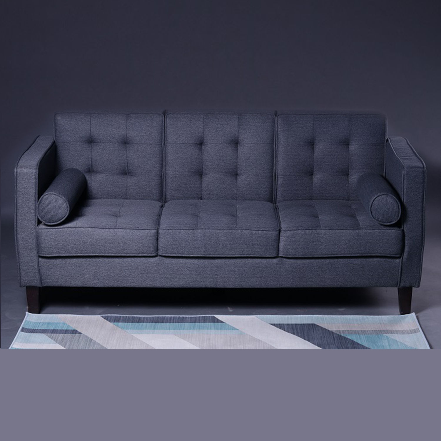 3-Seater Gray Sofa