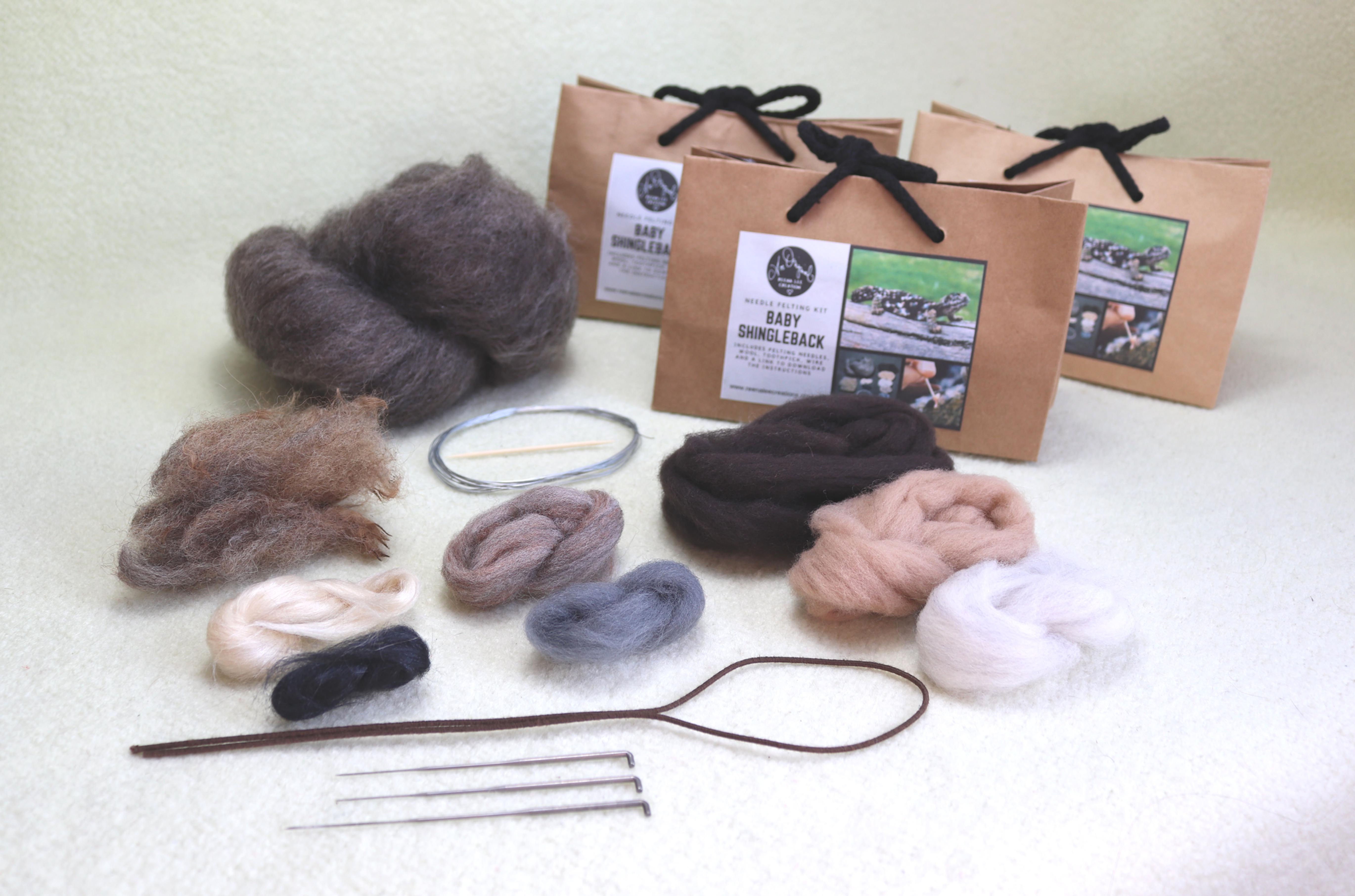 Baby Shingleback Felting Kit