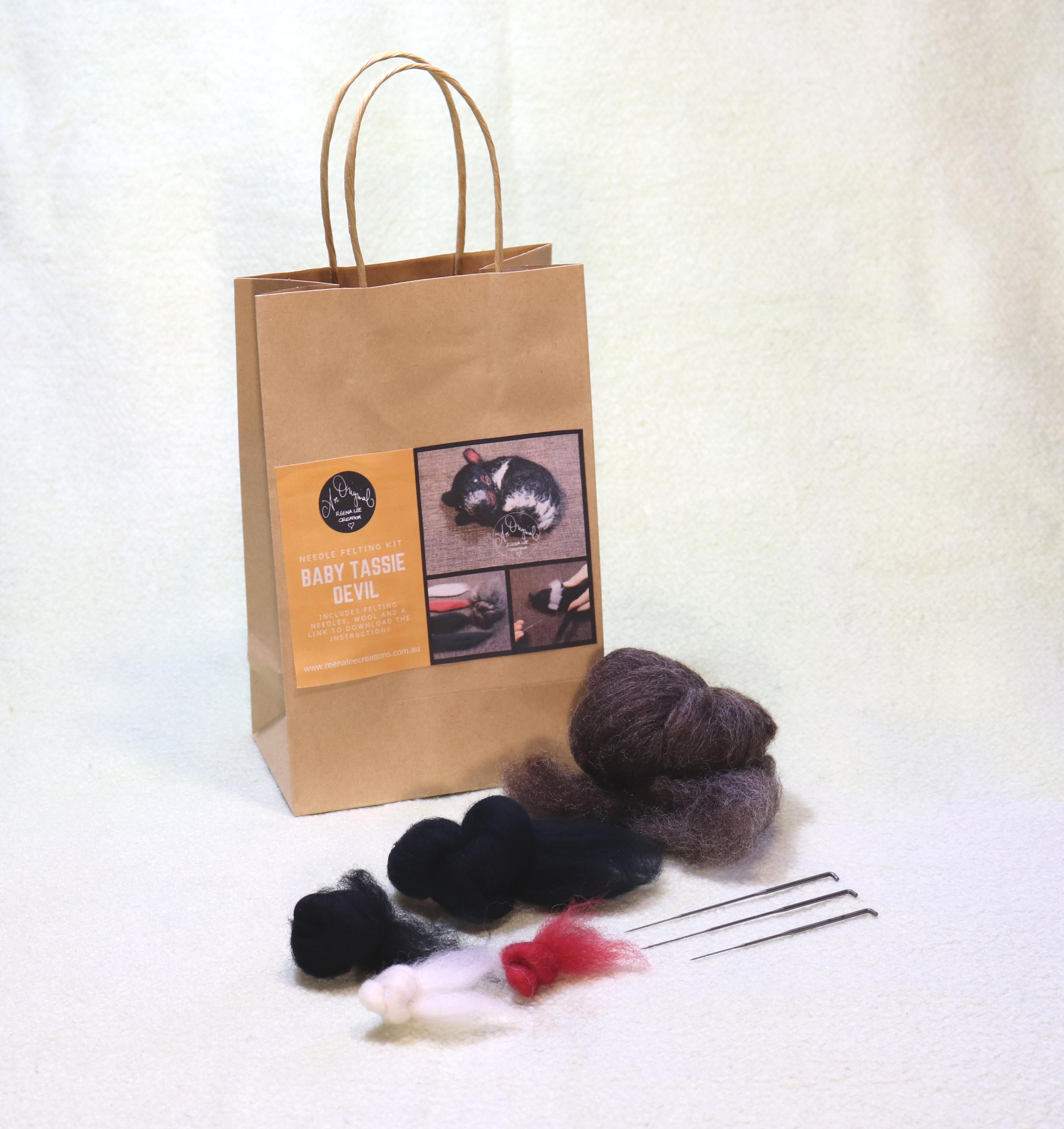 Baby Tassie Devil Felting Kit