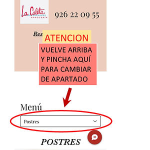 PARA CAMBIAR DE APARTADO.......