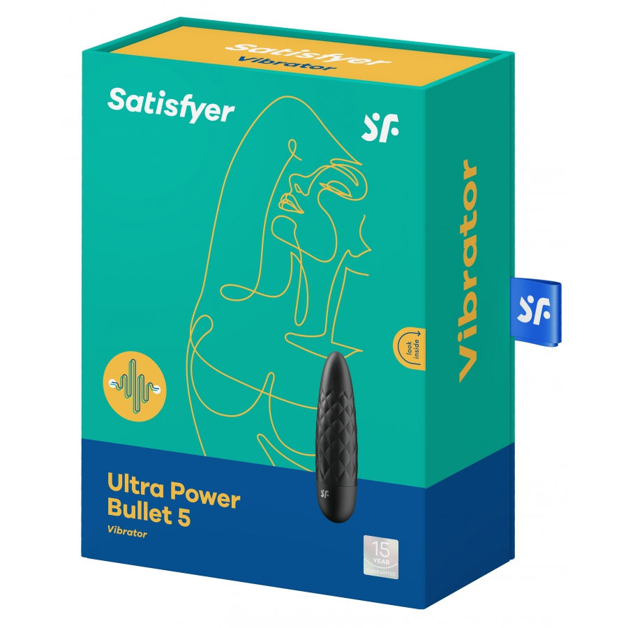 Miniature : Stimulateur de clitoris Ultra Power Bullet 5 Satisfyer Noir