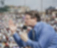 Reinhard Bonnke preaching to a massive crowd
