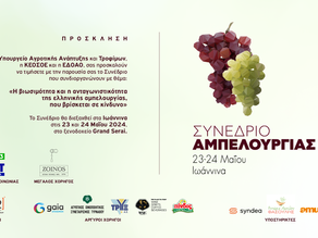 ΣΥΝΕΔΡΙΟ για την ΕΛΛΗΝΙΚΗ ΑΜΠΕΛΟΥΡΓΙΑ στα Ιωάννινα
