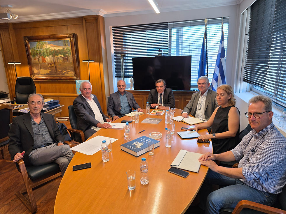 Συνάντηση της ΕΔΟΑΟ με τον Υπουργό Αγροτικής Ανάπτυξης και Τροφίμων κ.
Μαργαρίτη Σχοινά – Στο επίκεντρο το στρατηγικό σχέδιο για τον ελληνικό αμπελώνα