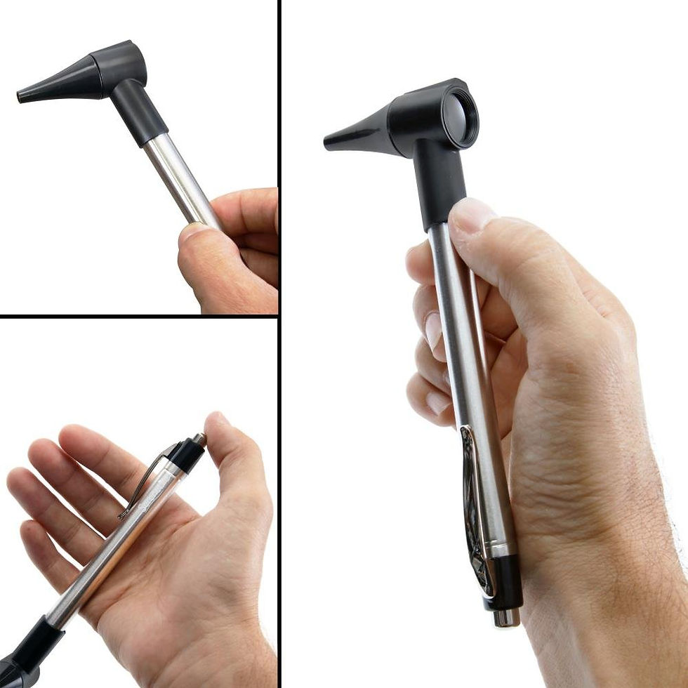 Thumbnail: Serenelife Compact Fiber Optic Otoscope - Digital Bright LED Ear Light Design &