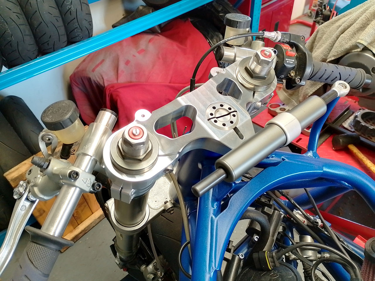 CNC top triple clamp