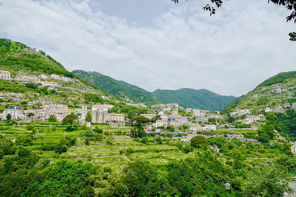 Vue depuis le village de Ravello