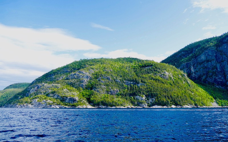 La côte à Tadoussac