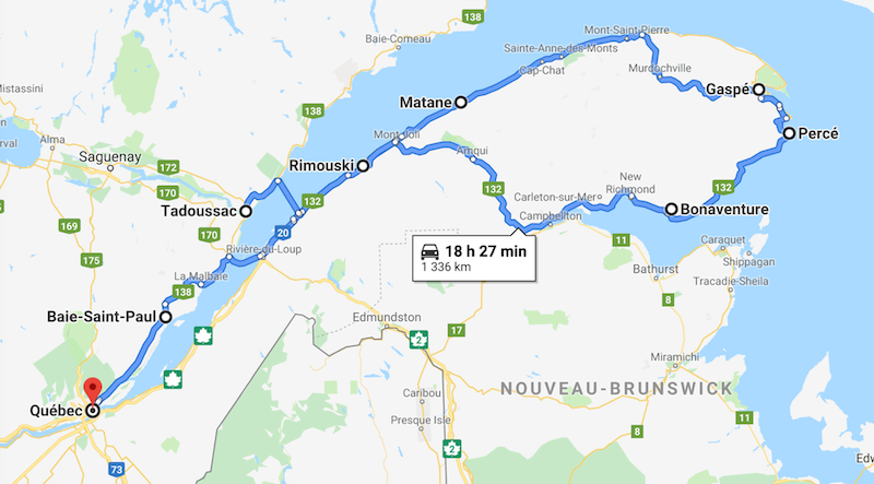 Voyage au Canada
