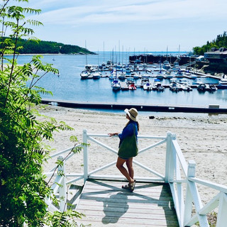 La plage de Tadoussac