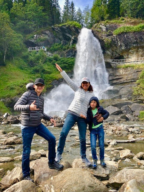 La cascade de Steinsdalsfossen en Norvège
