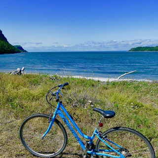 Vélo au parc national du Bic