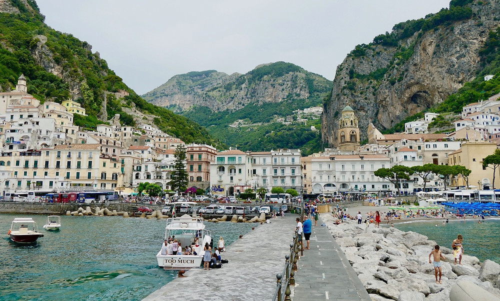 Le village d'Amalfi en Italie