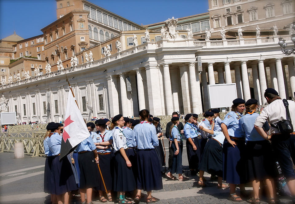 Les scouts au Vatican