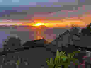 coucher de soleil à Bali