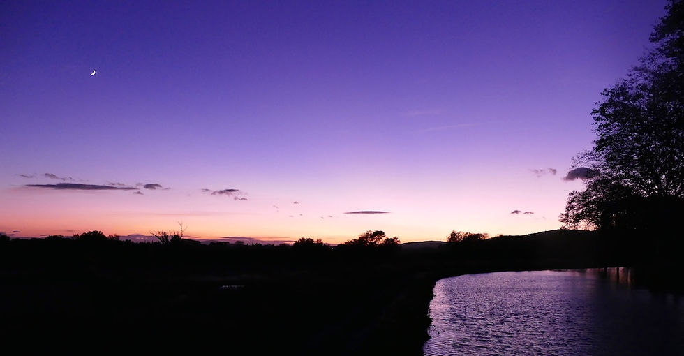 Coucher du soleil Canal du midi