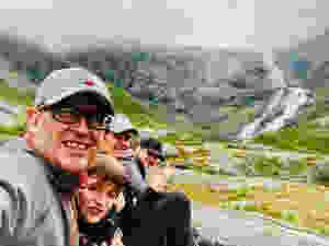 La famille de Valérie en Norvège