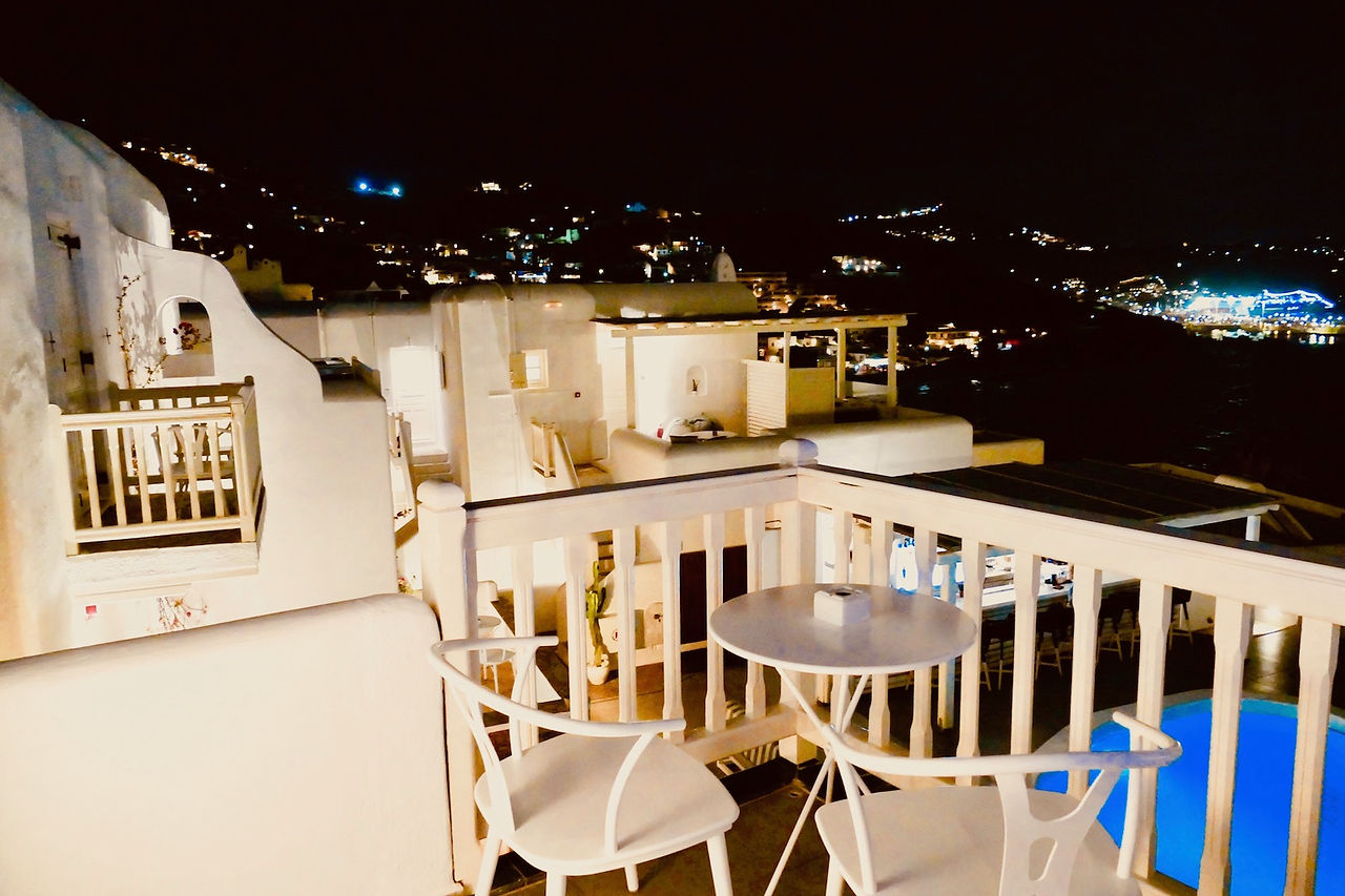 Vue nocturne Princess of Mykonos