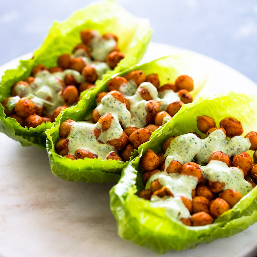 Sunny-Side Cafe: Chickpea Lettuce Wraps!