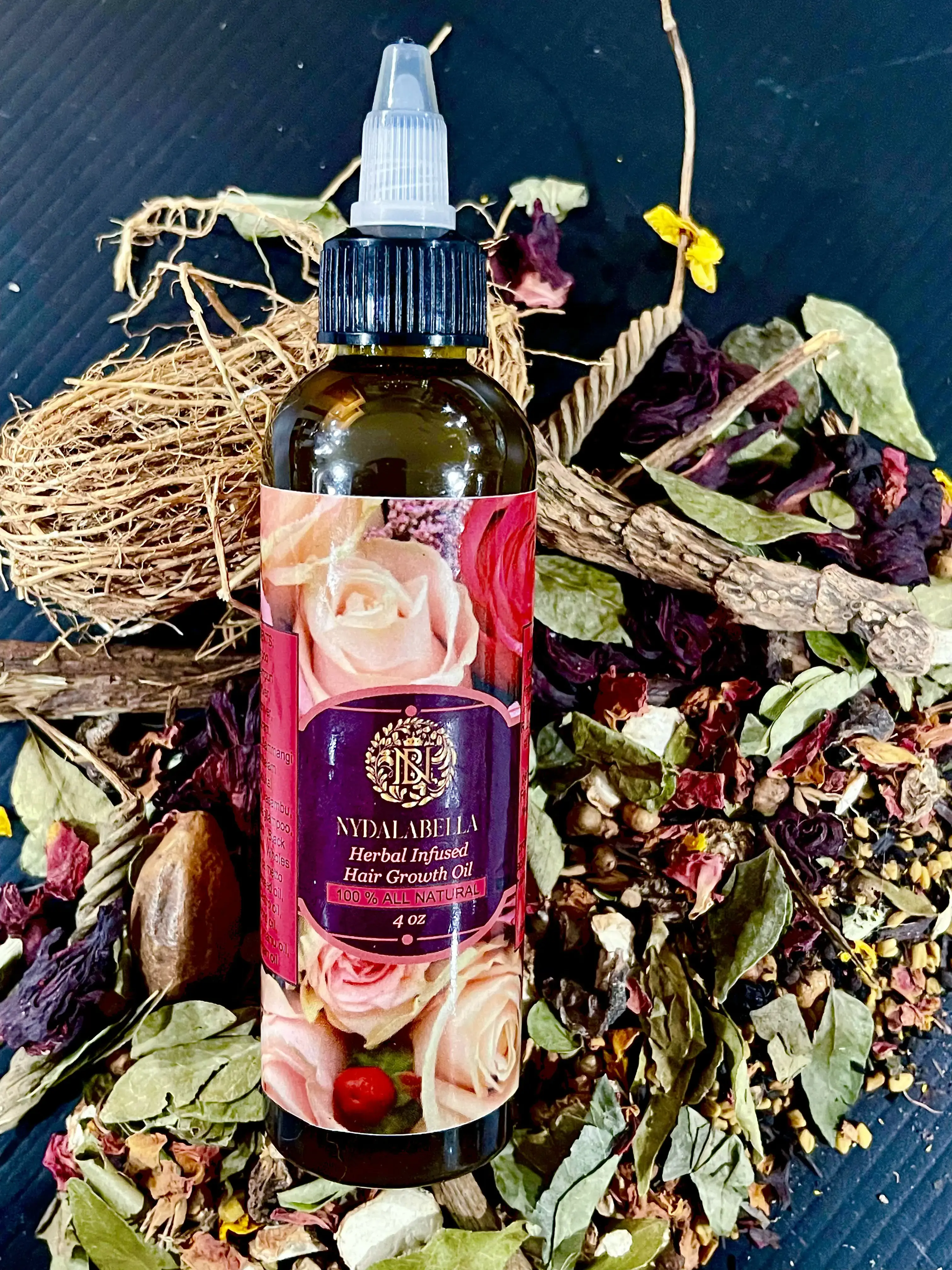 Herbal Infused Hair Growth Oil 4oz