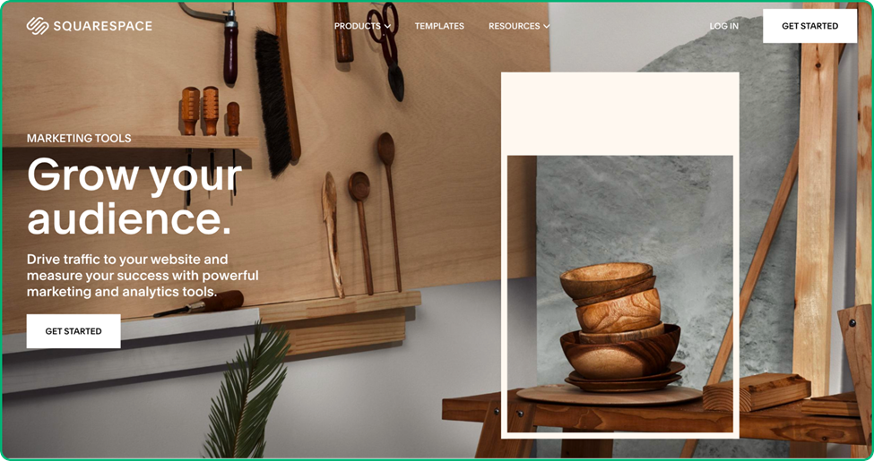 Squarespace is an all-in-one platform for creating a website. It aids you in designing, writing & publishing content, and selling online. Learn more!