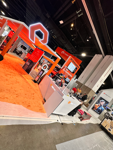 Pure Storage booth
