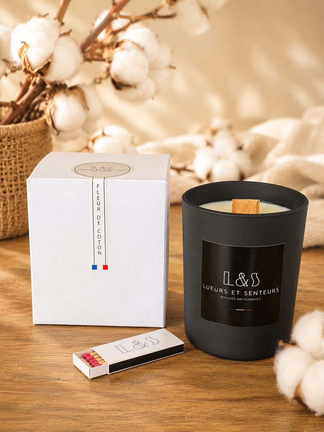 BOUGIE FLEUR DE COTON