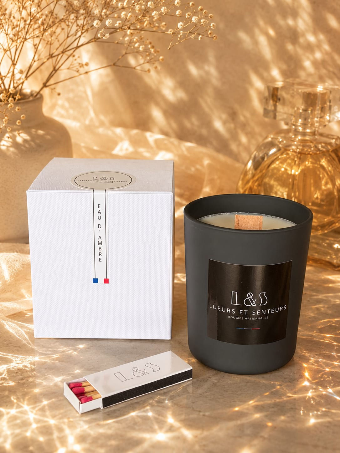 BOUGIE EAU D'AMBRE