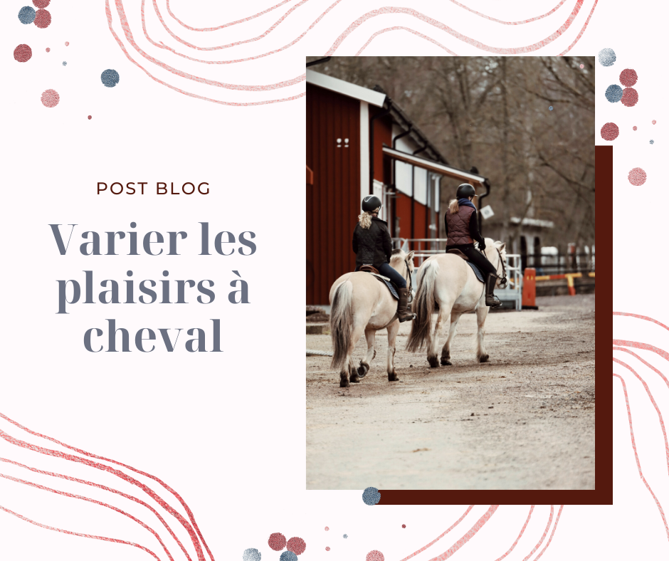 Varier les plaisirs à cheval même en hiver