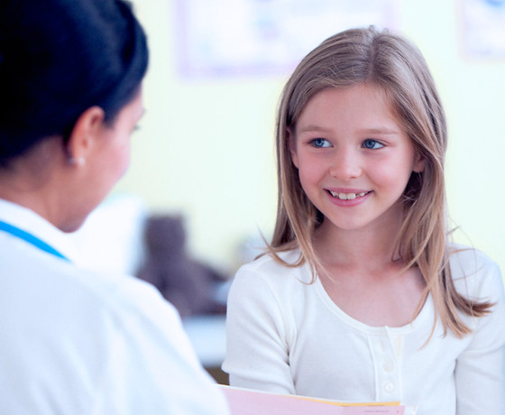 Nurse Checking Girl