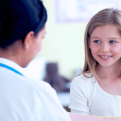 Nurse Checking Girl