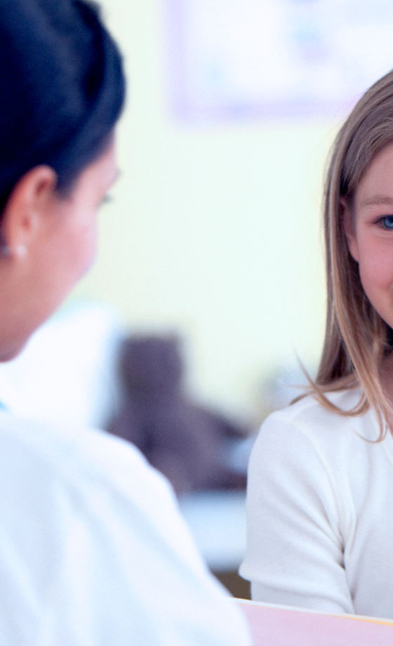 Nurse Checking Girl